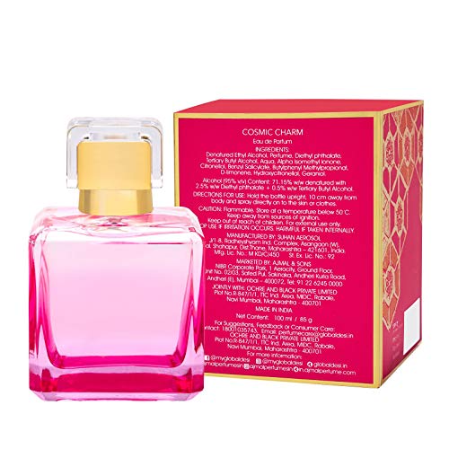 Image of Global Desi Cosmic Charm Eau De Parfum 100ML Long Lasting Scent Spray Gift For Women Crafted By Ajmal