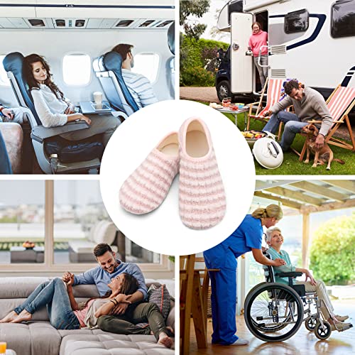 fires womens mens slippers with rubber sole soft-lightweight house slipper socks around house shoes non slip indooroutdoor