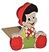 Produktbild alles-meine.de GmbH Türstopper / Fensterstopper / Unterlegkeil - aus Holz - Pinocchio - Kleiner Junge - Türkeil / Klemmschutz / Türpuffer / Holztürstopper - Kinderzimmer - Tür - ..