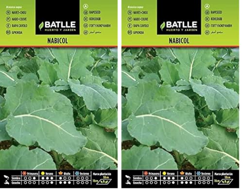Semillas Batlle Nabicol, semillas para plantar (Paquete de 2)