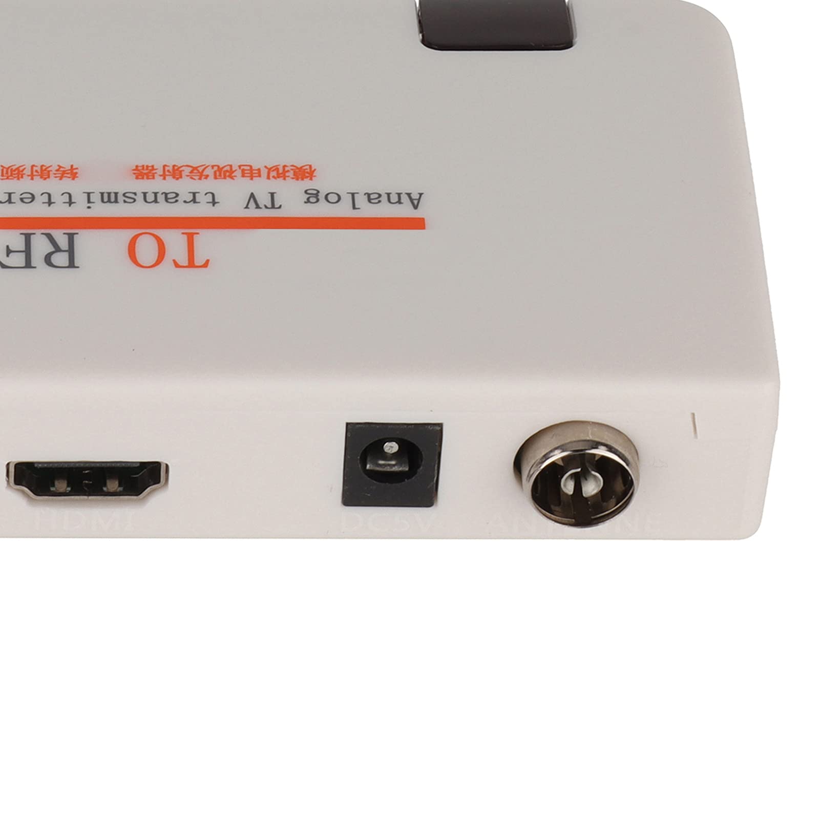 Convertidor Adaptador HDMI a RF, Adaptador Coaxial Señal Digital Entrada 1080P Convertidor de Salida de Señal Analógica RF con Control Remoto para Consola de Juegos Decodificador(Enchufe de la UE)