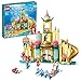LEGO 43207 Disney Arielles Unterwasserschloss mit Mini-Puppe von Arielle die kleine Meerjungfrau und 4 Delfin-Figuren, Schloss-Spielzeug