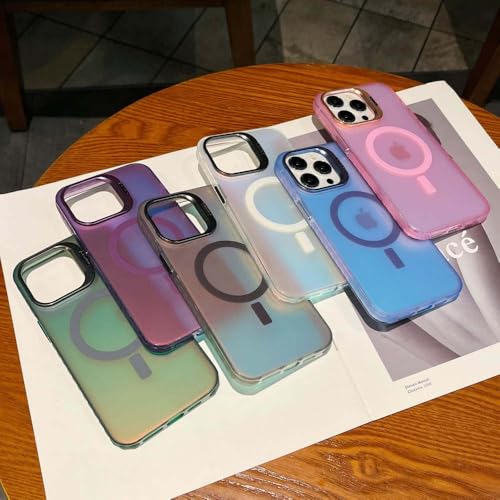 Étui magnétique à paillettes objectif iPhone 12 13 14 15 - 6