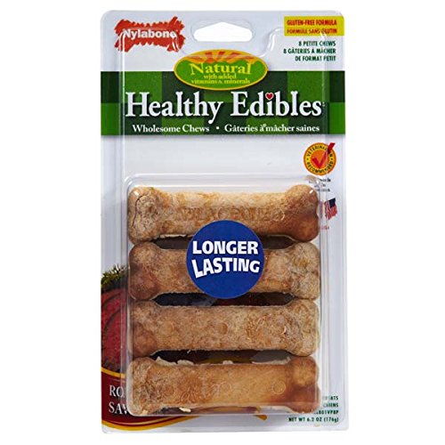 Nylabone Healthy Edible Beef Bone Reg 3Pk #TOP5