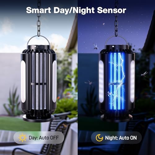 Cxruy XT-01 Bug Zapper, Mosquito Zapper Outdoor Indoor Solar Powered thumb #2