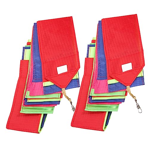 BCOATH Kite Accessories 2 Pcs Colorful Kite Tails Streamers for Decorating Fun