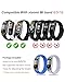 SUGARJAR Nylon Bands Compatible with Xiaomi Smart Band 10/9/8,Lightweight Sport Replacement for Mi Band 10/9/8 for Women Men