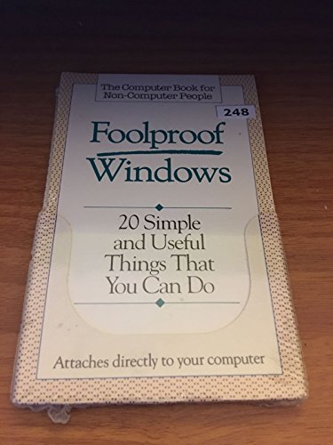 Foolproof Windows (The Computer Book for Non-Co... 0399518282 Book Cover