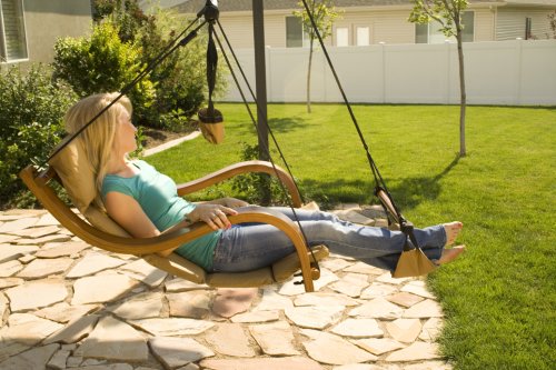 Hammaka Nami Deluxe Hanging Hammock Lounger Chair In Green
