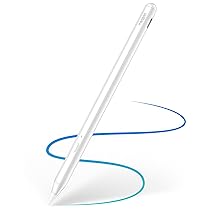 Metapen Penna A11 per Apple iPad 2018-2025,Pencil per ipad Compatibile con iPad 11 A16, 10, 9, 8, 7,Air 5, 4, 3, M2, M3,Pro 12.9, 11, 13”M4,Mini 5, 6,2X Ricarica Rapida&0,1 mm Precisione Pixel,Rifiuto del Palmo