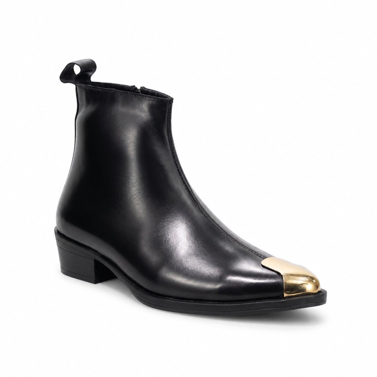 delvoro Men's Rich Quality|Premium|Crust Leather Genuine Leather Zip Chelsea Boot-picture-47
