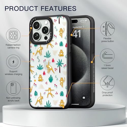 Coque jolie pour iPhone 15 Pro Max rigide transparente afin d'éviter les rayures