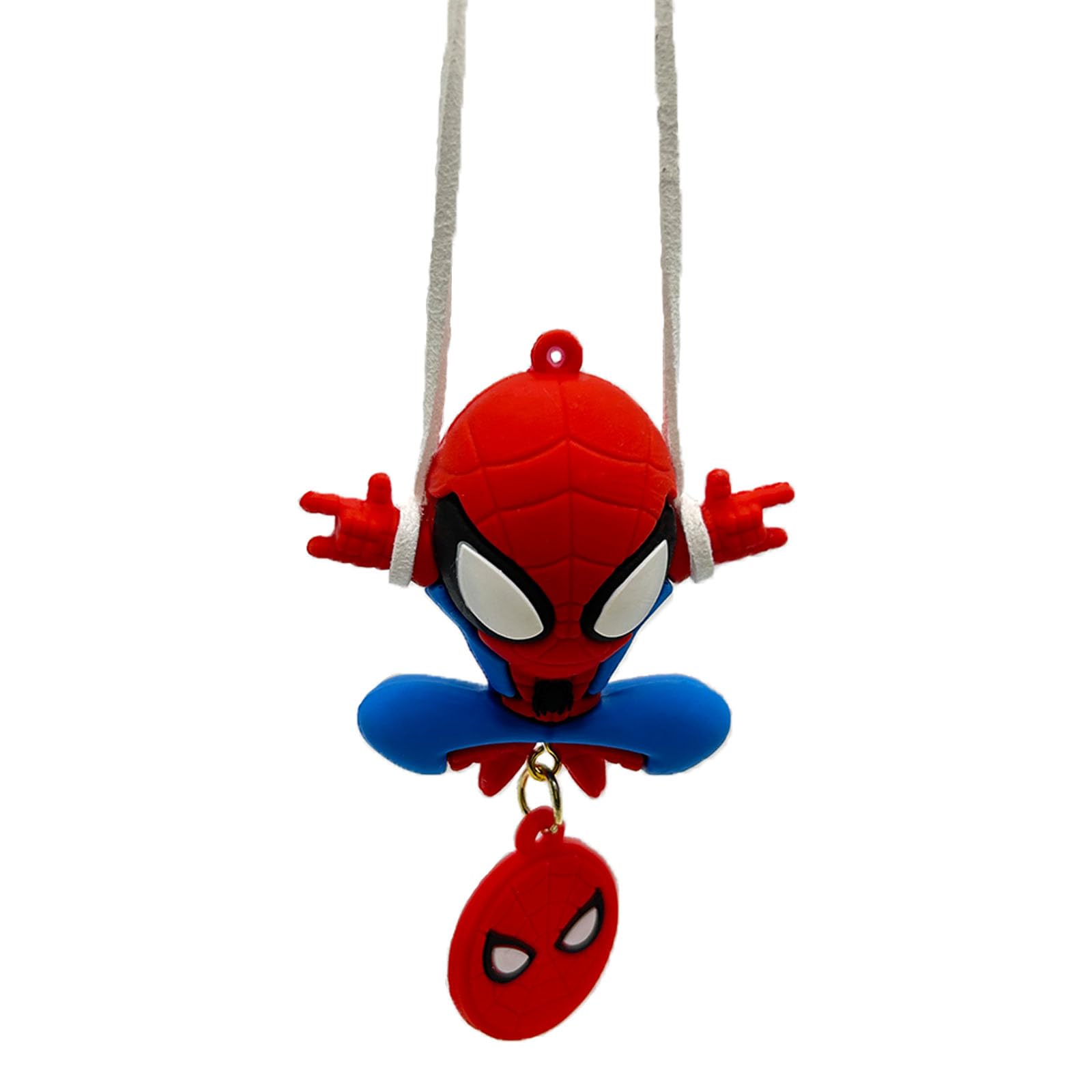 E.Q.L(YYQSH) Swinging Spider Hanging Car Rear View Mirror Ornament Decoration. (Red)