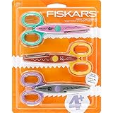 Fiskars Dekorative Kanten-Bastelschere für Kinder im Alter von 4–7 Jahren, Bastelschere für...