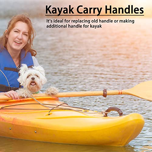 Xximuim Kayak Carry Handles,1 Pair Durable Canoe Boat Side Mount Carry Handle Replacement Handles for Kayaks Suitcase Luggage