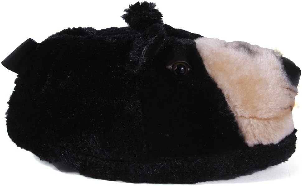 Happy Feet Slippers Black Bear Animal Slippers for Adults and Kids, Cozy and Comfortable, As Seen on Shark Tank (X-Small) - Image 3