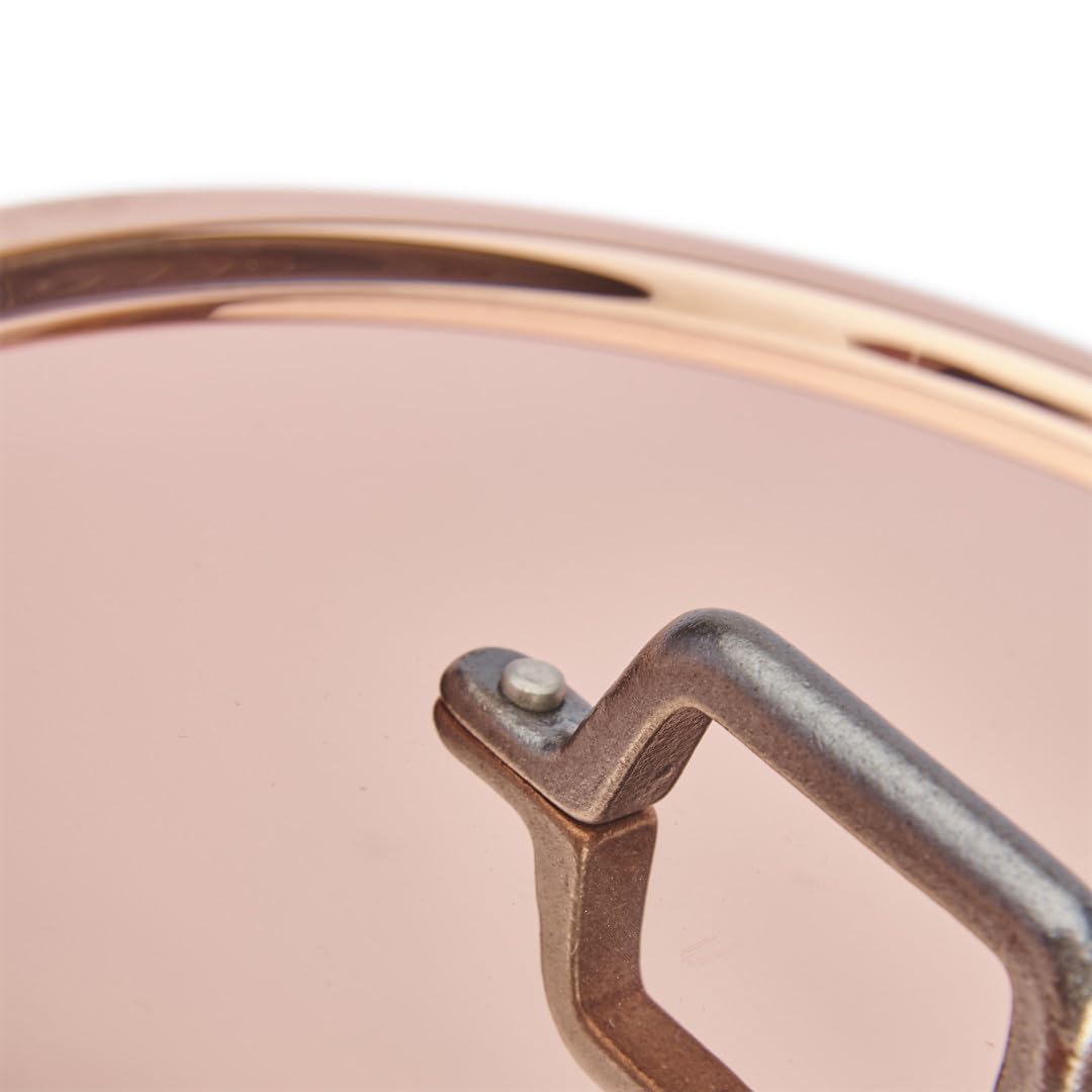De Buyer Inocuivre casserole en cuivre 18 cm Manche fonte Française