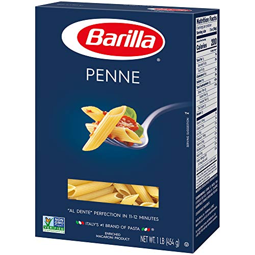 Image of Barilla Penne Rigate Pasta, 16 Oz (Pack of 8)