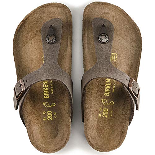 Birkenstock Unisex Kid's Sandals, Nubuck Mocca, 13 UK Child Narrow2