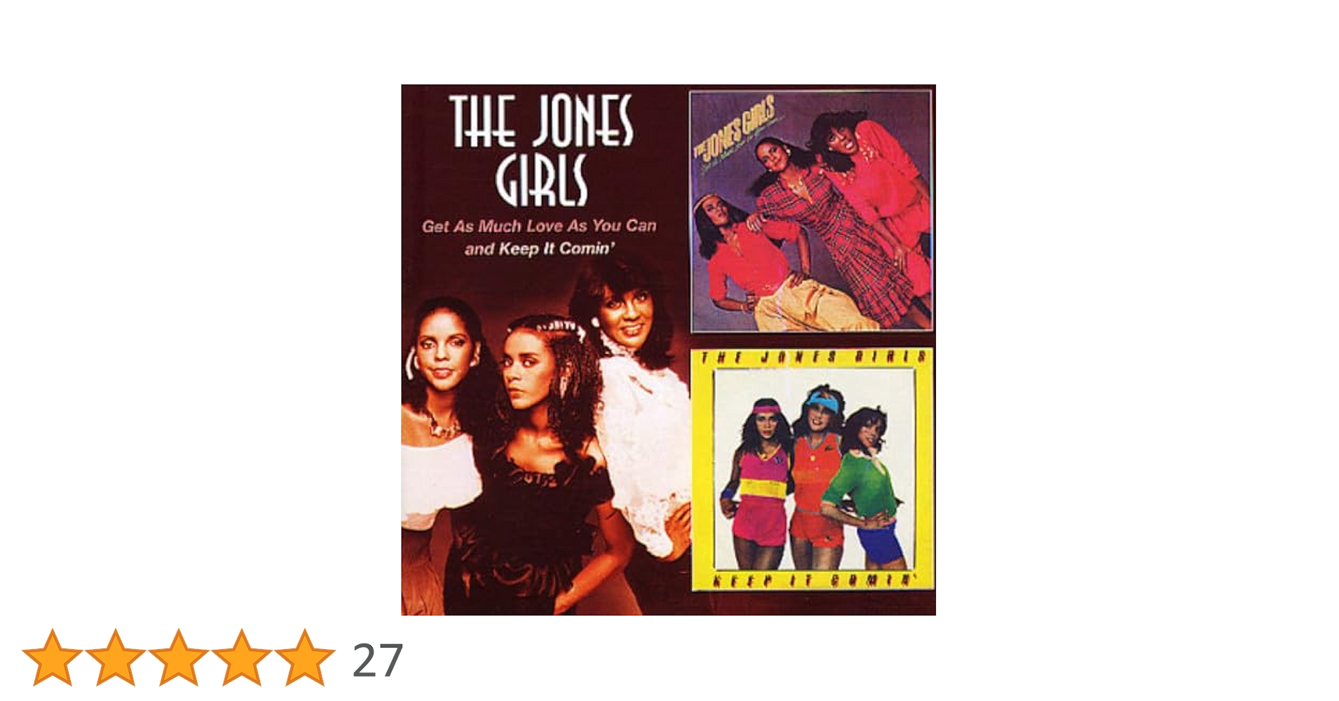 Get As Much Love As You Can / Keep It Comin: Jones Girls