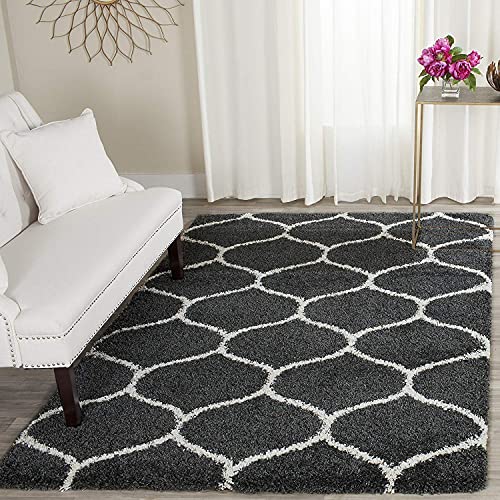 Image of Homes Fluffy Living Room Soft Touch Rectangular Carpet Comfy Bedroom Anti Skid Drawing Kids Room 10x10 Round