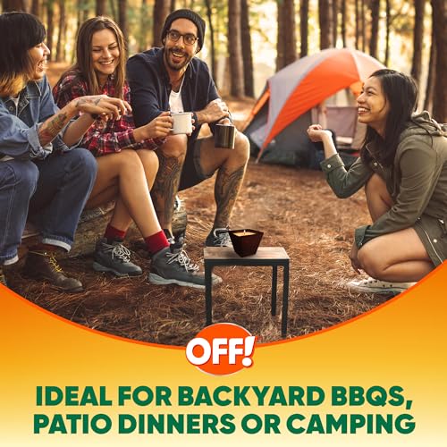 Enjoy your outdoors with OFF! Backyard Citronella Candle