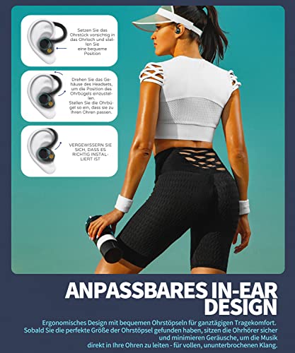 Bluetooth Kopfhörer Sport In Ear, Kopfhörer Kabellos mit Bügel, Kabellose Kopfhörer IPX7 Wasserdicht für Joggen Laufen… - Image 7