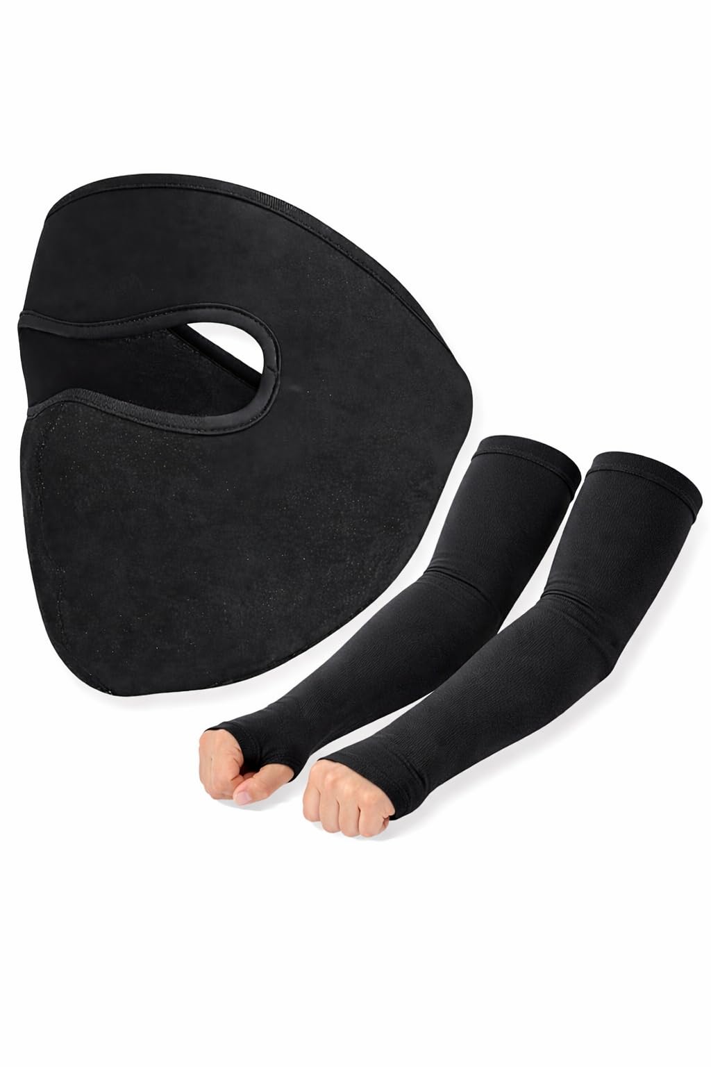 Uvicon Breathable Reusable Full Face Mask | Lightweight Comfortable Face & Neck Cover | with Eye Opening for Motorcycle Riding, Cycling, Running, Hiking & Outdoor Use