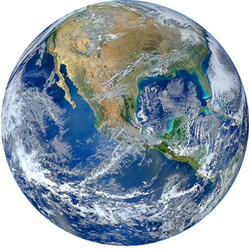 Vwaq 3D Globe Wall Decal - Earth Vinyl Sticker, Planet Earth Wall Art - Pas26 (14" Diameter) #TOP22