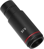 Vista 6 de Oumefar Microscopio Ocular 0.5X C Montaje Microscopio Lente de cámara 0.984 in para ocular electrónico CCD Cámara Industria HDMI Microscopio Cámara
