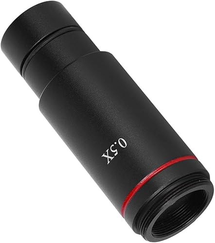 Miniatura 6 de Oumefar Microscopio Ocular 0.5X C Montaje Microscopio Lente de cámara 0.984 in para ocular electrónico CCD Cámara Industria HDMI Microscopio Cámara