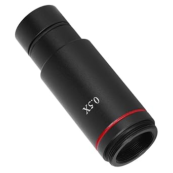 0.5X C Mount Microscope Camera Adapter Lens 25mm for Electronic Eyepiece CCD Camera
