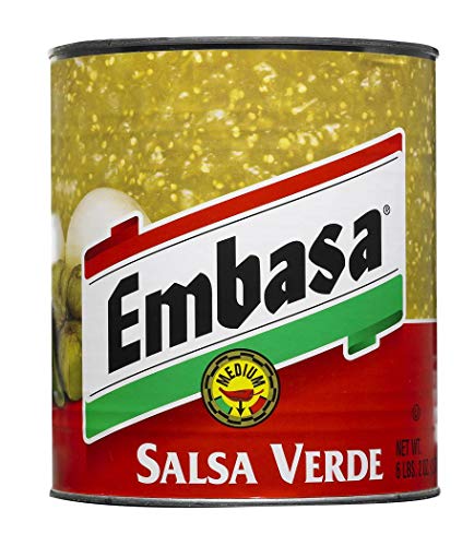 Embasa Verde Medium Salsa Can, 10 Can -- 6 Case