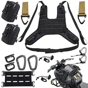 Generisch Motorrad Tankrucksack Tankweste USN6UJ37ZSECT65SQ5NK Set