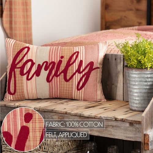 VHC-Brands-Sawyer-Mill-Red-Motif-Pillows-14×22-Family VHC Brands Sawyer Mill Red Motif Pillows 14×22 Family
