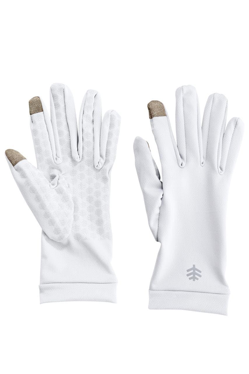 Coolibar UPF 50+ Men's Women's Gannett UV Gloves - Sun Protective