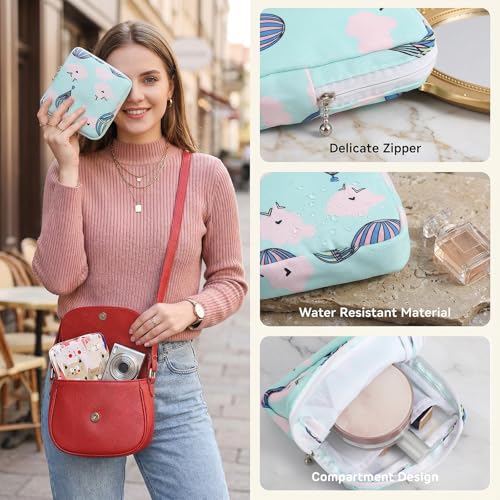 Image of 3Pcs Sanitary Pad Pouch, Sanitary Napkin Bag Pads for Women Pads Bags
