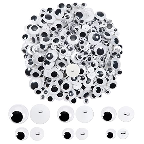 Yeux De Sécurité En Plastique TOAOB - Lot De 50 Avec Rondelles Noires 12mm Pour Poupées Et Peluches