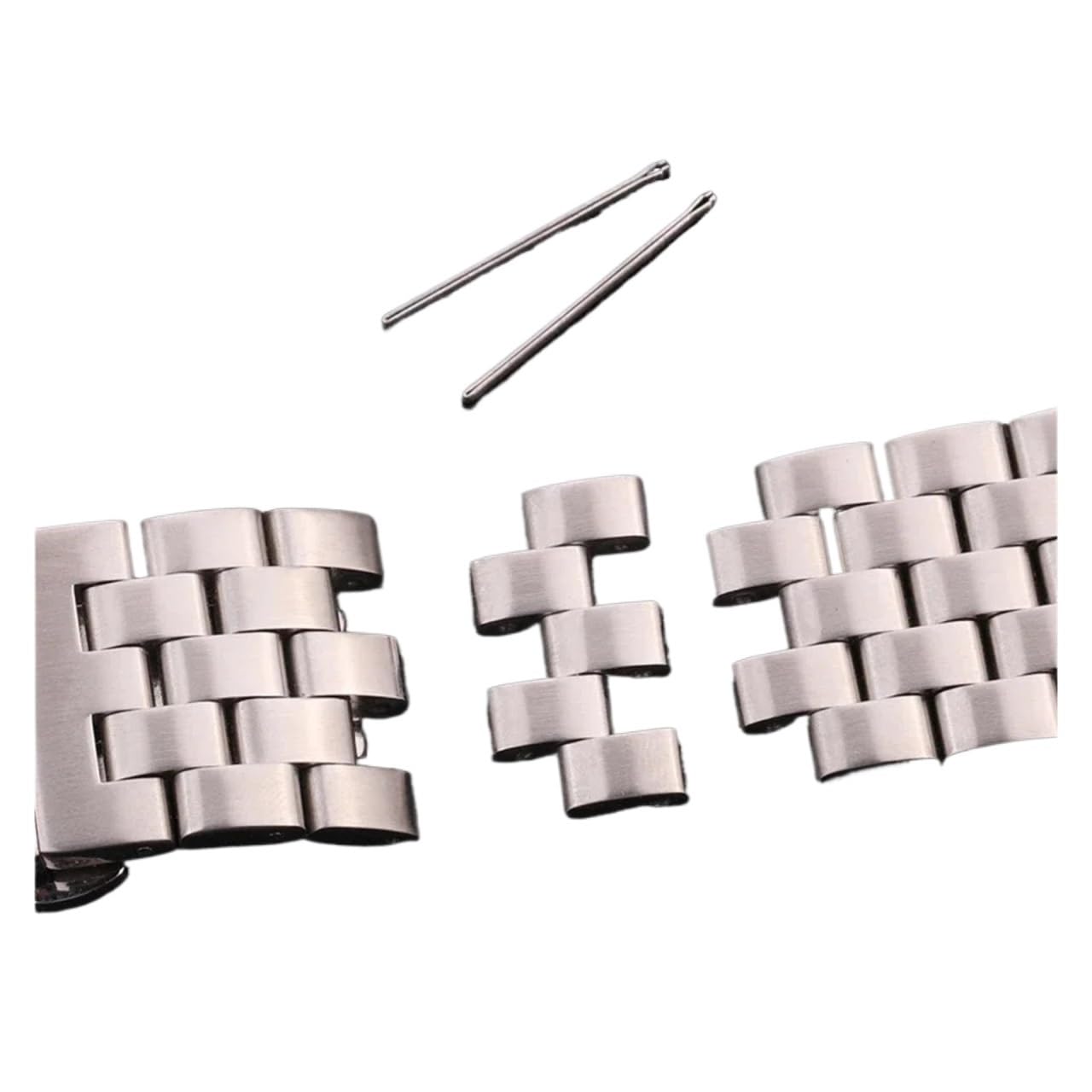 yingyingjia Bransoleta Ze Stali Nierdzewnej Do Zegarka 20 Mm 22 Mm 24 Mm 26 Mm Pasek Ze Szczotkowanego Metalu W Kolorze Srebrnym Z Zapięciem Zatrzaskowym Dla Mężczyzn I Kobiet