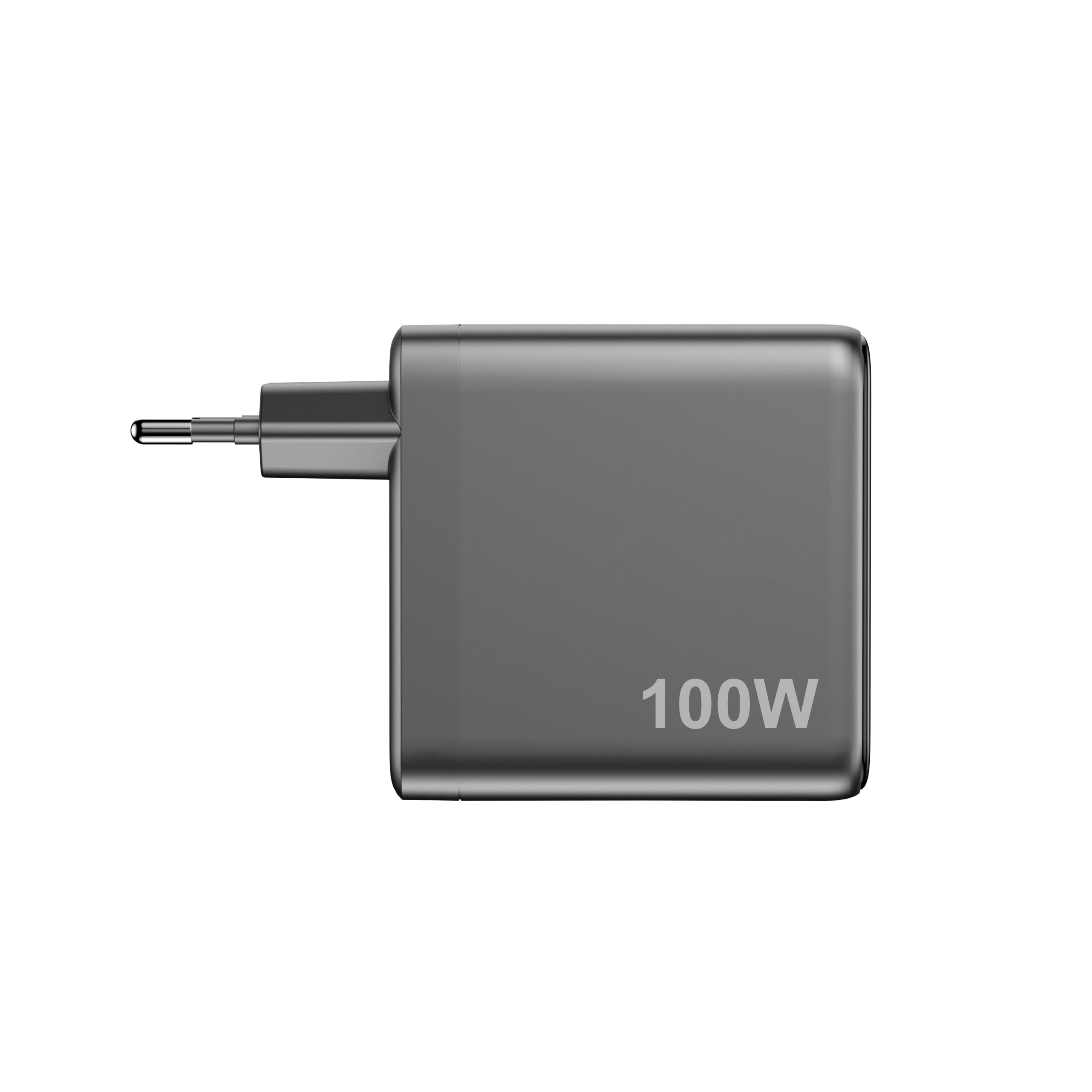 Celly - GaN Ladegerät 100 W mit LED-Display und 3 USB-C-/USB-A-Anschlüssen, ultraschnelles Aufladen für mehrere Geräte