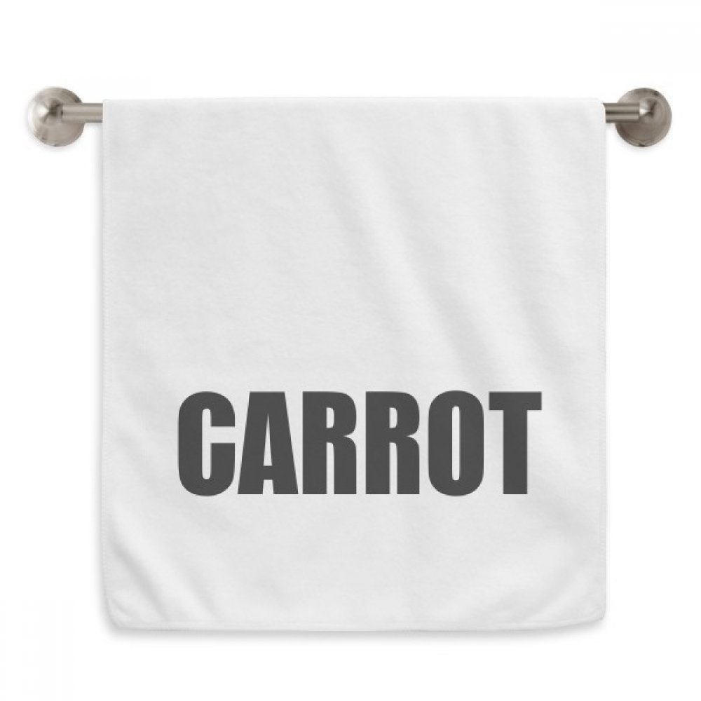 Serviettes moelleuses carotte au tissage fin de 13x29 pouces