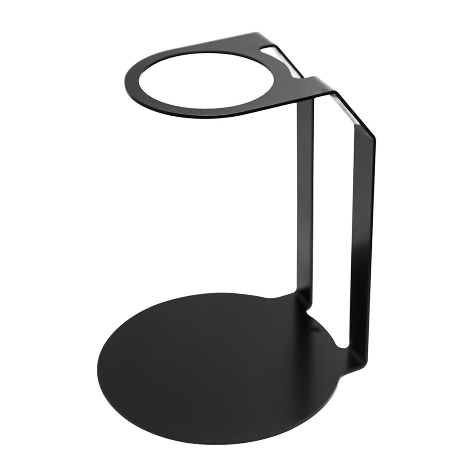 Práctico soporte de café prensado a mano, textura de hierro, soporte para máquina de café espresso, marco para preparar café
