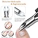 RIMEI Toenail Clippers, Professional Thick & Ingrown Nail Clippers for Men & Seniors, Podiatrist Recommended, Pedicure Clippers Toenail Cutters, Stainless Steel Sharp Curved Blade Grooming Tool