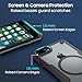 Teayoha for iPhone 8 Plus & iPhone 7 Plus Case, Translucent Matte Back Compatible with Magsafe Magnetic Slim Shockproof Protective Case with Lanyard Strap Phone Cover 5.5-inch, Black