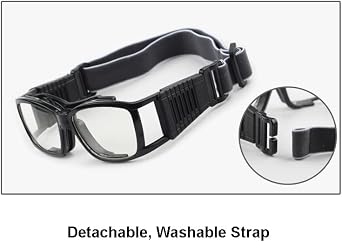 Vintage Basketball Glasses Slimfit Protective Safety Sports Goggles
