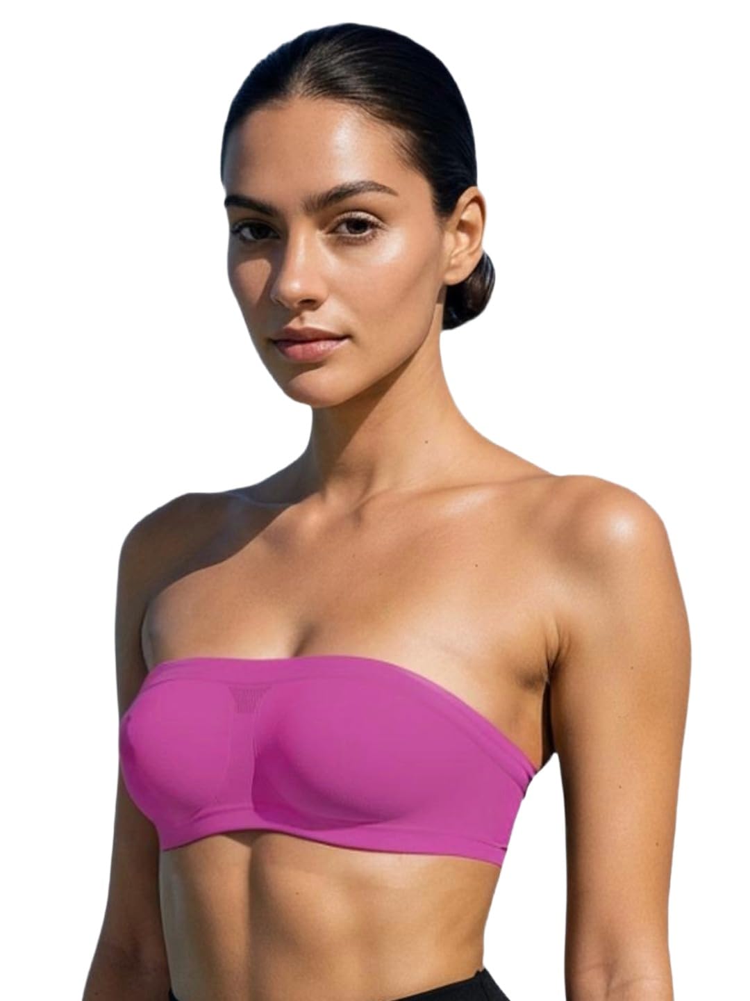 Women Pack of 1 Bandeau Full Coverage Strapless Bra-image-45