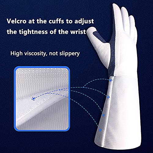 image for WDAA Fencing Gloves for Saber - Mittens Fencing Match Bout Practice - 