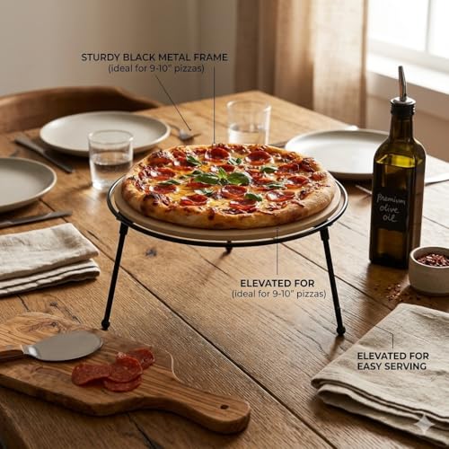 Opiniones de Platos para pizza - solo los mejores. 2 Platos para pizza marca HOHIYA (2)