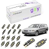 ZIYOLIGHT - PL3618A Replacement for Volvo XC70 V70 2002-2007 LED Interior Light kit, 6000K White Dome Light Bulbs Accessories Package Upgrade Error Free (16 Bulbs)