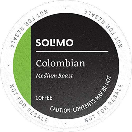 Amazon Brand - Solimo Coffee Pods, Colombian, Compatible with Keurig 2.0 K-Cup Brewers, 24 Count